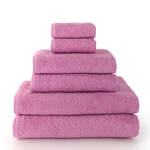 Top Towels Handdoekenset 2-pack handdoeken, 2 badhanddoeken en 2 bidehanddoeken 100% katoen 500 g/m³