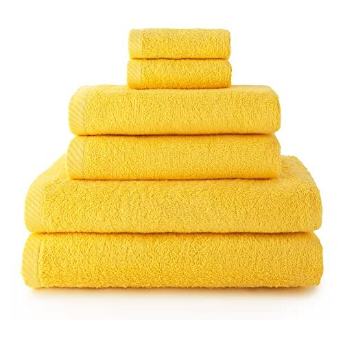 Top Towel s Handdoekenset 2-pack handdoeken, 2 badhanddoeken en 2 bidehanddoeken 100% katoen 500 g/m²