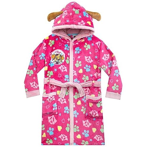 PAW PATROL Badjas   Skye Badjas voor Meisjes   Meisjes Badjas, roze, 110 cm