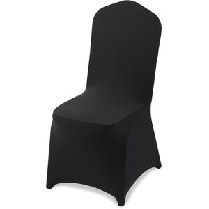 VEVOR Stoelhoezen, 150 stuks, polyester en spandex, wasbaar en afneembaar, voor bruiloftsfeesten, banketten, restaurant, stoelen, 51 x 45 x 95 cm, zwart VEVOR Stoelhoezen, 150 stuks, polyester en spandex, wasbaar en afneembaar, voor bruiloftsfeesten, banketten, restaurant, stoelen, 51 x 45 x 95 cm, zwart