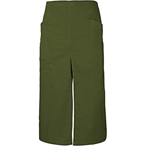 VELILLA Lange schort met opening en zakken, uniseks, voor volwassenen, Jacht groen, Eén maat VELILLA Lange schort met opening en zakken, uniseks, voor volwassenen, Jacht groen, Eén maat