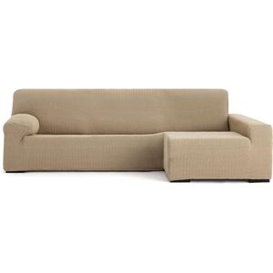 ECOMMERC3 Bankhoes voor chaise longue, lang hoekdeel rechts, zeer elastisch, bi-elastisch, beige met schuimkussens en elastieken voor aanpassing rechts of links ECOMMERC3 Bankhoes voor chaise longue, lang hoekdeel rechts, zeer elastisch, bi-elastisch, beige met schuimkussens en elastieken voor aanpassing rechts of links