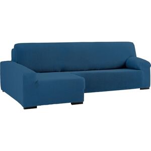 ECOMMERC3 Bielastische bankhoes voor chaise longue, voor lang hoekdeel links, bankovertrek voor chaise longue, blauw, aanpasbaar aan alle modellen, verstelbaar, schuimondersteuning ECOMMERC3 Bielastische bankhoes voor chaise longue, voor lang hoekdeel links, bankovertrek voor chaise longue, blauw, aanpasbaar aan alle modellen, verstelbaar, schuimondersteuning