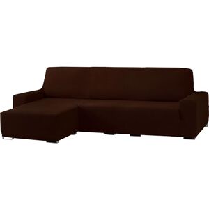 ECOMMERC3 Bielastische bankhoes voor chaise longue, voor kort hoekdeel links, bankovertrek voor chaise longue, bruin, aanpasbaar aan alle modellen, verstelbaar, schuimondersteuning ECOMMERC3 Bielastische bankhoes voor chaise longue, voor kort hoekdeel links, bankovertrek voor chaise longue, bruin, aanpasbaar aan alle modellen, verstelbaar, schuimondersteuning