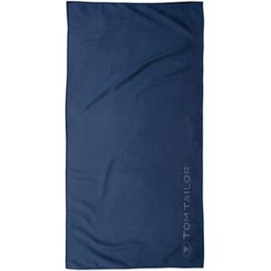 TOM TAILOR fitnesshanddoek, 50 x 100 cm, 80% polyester, 20% polyamide/microvezel, met fijne stiksels en logo in reliëf, sporthanddoek blauw (donkerblauw) TOM TAILOR fitnesshanddoek, 50 x 100 cm, 80% polyester, 20% polyamide/microvezel, met fijne stiksels en logo in reliëf, sporthanddoek blauw (donkerblauw)