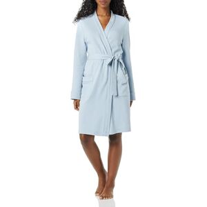 Amazon Essentials Lichtgewicht gewafelde halflange badjas voor dames (verkrijgbaar in grote maten), Dusty Blauw, XXL Amazon Essentials Lichtgewicht gewafelde halflange badjas voor dames (verkrijgbaar in grote maten), Dusty Blauw, XXL