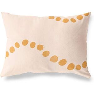Bonamaison Decoratieve kussensloop, oranje-off witte werpkussenhoezen, decoratieve kussenslopen voor woonkamer, bank, slaapkamer, afmeting: 45x60 cm, ontworpen en vervaardigd in Turkije Bonamaison Decoratieve kussensloop, oranje-off witte werpkussenhoezen, decoratieve kussenslopen voor woonkamer, bank, slaapkamer, afmeting: 45x60 cm, ontworpen en vervaardigd in Turkije