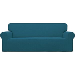 Easy-Going Stretch sofahoes, 1-delige bankhoes, meubelbeschermer, bank, zacht met elastische onderkant, voor kinderen, polyester spandex jacquardstof, kleine ruitjes (Sofa, Pauwblauw) Easy-Going Stretch sofahoes, 1-delige bankhoes, meubelbeschermer, bank, zacht met elastische onderkant, voor kinderen, polyester spandex jacquardstof, kleine ruitjes (Sofa, Pauwblauw)