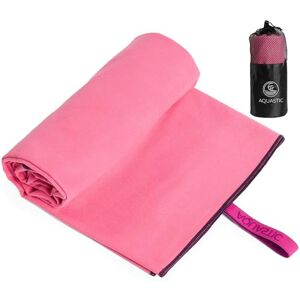 AQUASTIC Havlu Handdoek, maat XL, sneldrogende fitnesshanddoek voor actieve mensen, 110 x 175 cm, licht en compact, van 88% polyester en 12% polyamide, ideaal voor zwembad, strand, roze AQUASTIC Havlu Handdoek, maat XL, sneldrogende fitnesshanddoek voor actieve mensen, 110 x 175 cm, licht en compact, van 88% polyester en 12% polyamide, ideaal voor zwembad, strand, roze