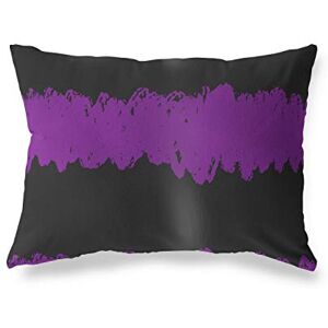 Bonamaison Paars-Zwart Decoratieve Kussensloop, Kussenhoezen Bank, Decoratieve Kussenhoesjes, Kussensloop; Sofa, Slaapkamer, Kantoor, Auto 35x50 Cm Ontworpen en vervaardigd in Turkije Bonamaison Paars-Zwart Decoratieve Kussensloop, Kussenhoezen Bank, Decoratieve Kussenhoesjes, Kussensloop; Sofa, Slaapkamer, Kantoor, Auto 35x50 Cm Ontworpen en vervaardigd in Turkije