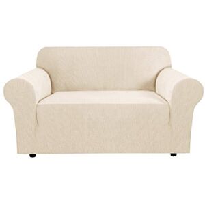 BellaHills Super Stretch Sofa Cover Meubelbeschermer voor Banken/Kinderen/Huisdieren Form Fitted Jacquard met Elastische Bodem, Dikke Zachte Antislip (2-zits, Natuurlijk) BellaHills Super Stretch Sofa Cover Meubelbeschermer voor Banken/Kinderen/Huisdieren Form Fitted Jacquard met Elastische Bodem, Dikke Zachte Antislip (2-zits, Natuurlijk)
