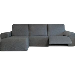 ECOMMERC3 Bankhoes chaise long, korte mouw links, met bi-elastische relaxbankhoes, donkergrijs, zeer elastisch, ademend en schuim ECOMMERC3 Bankhoes chaise long, korte mouw links, met bi-elastische relaxbankhoes, donkergrijs, zeer elastisch, ademend en schuim
