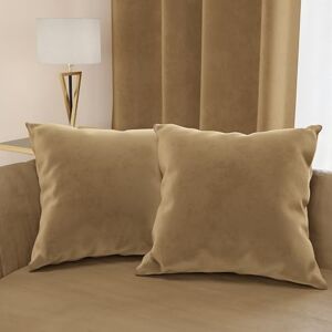 PETTI Artigiani Italiani 2 stuks fluwelen kussens met vulling, kussenslopen voor slaapkamer, meubelkussens met onzichtbare ritssluiting, 2 stuks fluwelen kussens, 50 x 50 cm PETTI Artigiani Italiani 2 stuks fluwelen kussens met vulling, kussenslopen voor slaapkamer, meubelkussens met onzichtbare ritssluiting, 2 stuks fluwelen kussens, 50 x 50 cm