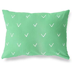 Bonamaison Petrol Groen-Wit Decoratieve Kussensloop, Kussenhoezen Bank, Decoratieve Kussenhoesjes, Kussensloop; Sofa, Slaapkamer, Kantoor, Auto 35x50 Cm Ontworpen en vervaardigd in Turkije Bonamaison Petrol Groen-Wit Decoratieve Kussensloop, Kussenhoezen Bank, Decoratieve Kussenhoesjes, Kussensloop; Sofa, Slaapkamer, Kantoor, Auto 35x50 Cm Ontworpen en vervaardigd in Turkije