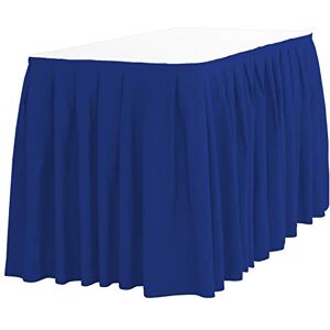 LinenTablecloth tafelrok, 6,4 m, polyester, koningsblauw LinenTablecloth tafelrok, 6,4 m, polyester, koningsblauw