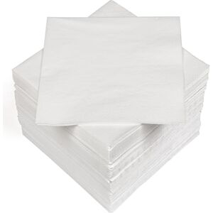 Heku 100 effen servetten, 3-laags, 33 x 33 cm, uniforme kwaliteit voor evenementen en horeca, praktische verpakking van 5 stuks, zeer absorberend en stijlvol, wit Heku 100 effen servetten, 3-laags, 33 x 33 cm, uniforme kwaliteit voor evenementen en horeca, praktische verpakking van 5 stuks, zeer absorberend en stijlvol, wit