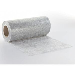 Deko AS GmbH Sizoflor tafelband zilver 20 cm rol 25 meter 60 003-R Deko AS GmbH Sizoflor tafelband zilver 20 cm rol 25 meter 60 003-R