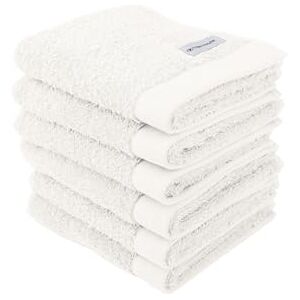 TOM TAILOR HOME COLOR BATH Wit 30x50cm - Handdoeken TOM TAILOR HOME COLOR BATH Wit 30x50cm - Handdoeken