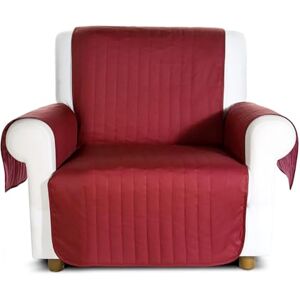 Caleffi Bankhoes met armleuningen, gewatteerd, microvezel en polyester, hypoallergeen, 1-zitsbankhoes voor fauteuil, zitoppervlak 60 cm, zacht, licht, wasbaar, gemaakt in Italië Caleffi Bankhoes met armleuningen, gewatteerd, microvezel en polyester, hypoallergeen, 1-zitsbankhoes voor fauteuil, zitoppervlak 60 cm, zacht, licht, wasbaar, gemaakt in Italië