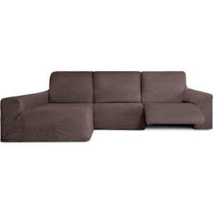ECOMMERC3 Chaiselong bankovertrek met lange arm links met relax, bi-elastisch, bruin, zeer elastisch, ademend en met schuim voor bevestiging ECOMMERC3 Chaiselong bankovertrek met lange arm links met relax, bi-elastisch, bruin, zeer elastisch, ademend en met schuim voor bevestiging