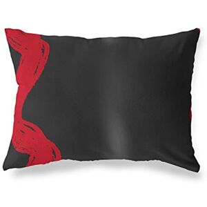 Bonamaison Rood-Zwart Decoratieve Kussensloop, Kussenhoezen Bank, Decoratieve Kussenhoesjes, Kussensloop; Sofa, Slaapkamer, Kantoor, Auto 35x50 Cm Ontworpen en vervaardigd in Turkije Bonamaison Rood-Zwart Decoratieve Kussensloop, Kussenhoezen Bank, Decoratieve Kussenhoesjes, Kussensloop; Sofa, Slaapkamer, Kantoor, Auto 35x50 Cm Ontworpen en vervaardigd in Turkije