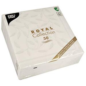 PAPSTAR , 50 servetten "ROYAL Collection" 1/4-vouw 40 cm x 40 cm wit "New Mediterran", #11652 PAPSTAR , 50 servetten "ROYAL Collection" 1/4-vouw 40 cm x 40 cm wit "New Mediterran", #11652