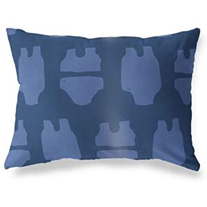 Bonamaison Blauw Decoratieve Kussensloop, Kussenhoezen Bank, Decoratieve Kussenhoesjes, Kussensloop; Sofa, Slaapkamer, Kantoor, Auto 35x50 Cm Ontworpen en vervaardigd in Turkije Bonamaison Blauw Decoratieve Kussensloop, Kussenhoezen Bank, Decoratieve Kussenhoesjes, Kussensloop; Sofa, Slaapkamer, Kantoor, Auto 35x50 Cm Ontworpen en vervaardigd in Turkije