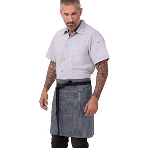 Chef Works Portland Verstelbare Bib Schort, Indigo Blue Half Bistro Schort, one size Chef Works Portland Verstelbare Bib Schort, Indigo Blue Half Bistro Schort, one size