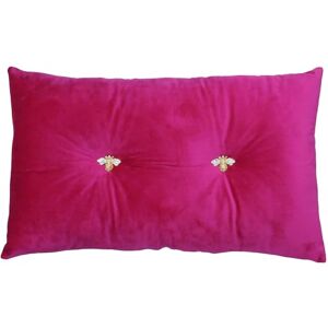 Paoletti Bumble Rechthoekig Bijenstrooisel Kussen Fuchsia Roze Faux Velvet Look and Feel Metalen Bijenknopen met juwelen Polyfilled 100% Polyester 30 x 50cm (12" x 20" inch) Gemaakt door Riva Paoletti Bumble Rechthoekig Bijenstrooisel Kussen Fuchsia Roze Faux Velvet Look and Feel Metalen Bijenknopen met juwelen Polyfilled 100% Polyester 30 x 50cm (12" x 20" inch) Gemaakt door Riva