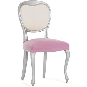 Eysa Verpakking met 2 bi-elastische stoelhoezen zonder rugleuning, kleur: roze, design Harlem Eysa Verpakking met 2 bi-elastische stoelhoezen zonder rugleuning, kleur: roze, design Harlem