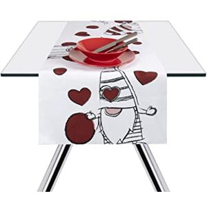 Excelsa Tafelloper Gnome Sweet Home, 40 x 140 cm, katoen Excelsa Tafelloper Gnome Sweet Home, 40 x 140 cm, katoen