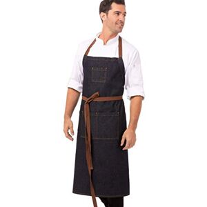 Chef Works AB036-IBL-0 Memphis Indigo Bib Schort, Blauw Chef Works AB036-IBL-0 Memphis Indigo Bib Schort, Blauw