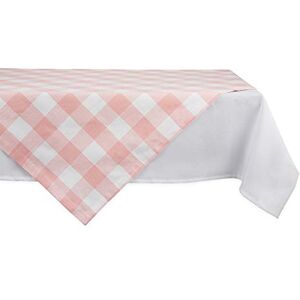 DII Buffalo Check Collection, klassiek boerderijtafelkleed, tafelloper, 40 x 40 cm, roze en wit DII Buffalo Check Collection, klassiek boerderijtafelkleed, tafelloper, 40 x 40 cm, roze en wit