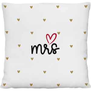 GRUSS & CO Kussen motief Mr. & Mrs. Pluche kussen, polyester, 25 cm x 25 cm, omkeerbaar motief, met lus om op te hangen huwelijkscadeau, voor koppels, voor twee 73873 GRUSS & CO Kussen motief Mr. & Mrs. Pluche kussen, polyester, 25 cm x 25 cm, omkeerbaar motief, met lus om op te hangen huwelijkscadeau, voor koppels, voor twee 73873