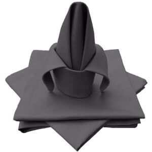 Lemos Home Hoogwaardige stoffen servetten tafelkleed 4 stuks van 100% katoen collectie concept, kleur en grootte naar keuze (stoffen servet set van 4-45x45cm, basaltgrijs) Lemos Home Hoogwaardige stoffen servetten tafelkleed 4 stuks van 100% katoen collectie concept, kleur en grootte naar keuze (stoffen servet set van 4-45x45cm, basaltgrijs)