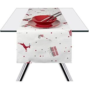 Excelsa Tafelloper Merry Christmas, 40 x 140 cm, katoen Excelsa Tafelloper Merry Christmas, 40 x 140 cm, katoen