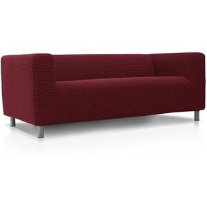 FAVERTI Bankhoes, compatibel met de Clippan 2-zitsbank van IKEA model Novelle Bordeaux kwaliteitsbescherming van jacquard-stof en katoengevoel FAVERTI Bankhoes, compatibel met de Clippan 2-zitsbank van IKEA model Novelle Bordeaux kwaliteitsbescherming van jacquard-stof en katoengevoel