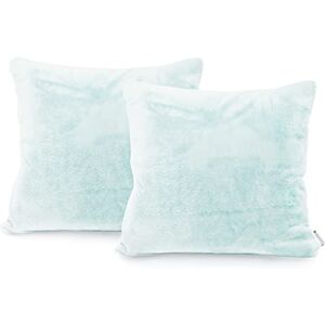 DecoKing Mic, 2-delig, 2 kussenslopen, 45 x 45 cm, microvezel, ritssluiting, fleece, kussenhoezen, lichtblauw DecoKing Mic, 2-delig, 2 kussenslopen, 45 x 45 cm, microvezel, ritssluiting, fleece, kussenhoezen, lichtblauw
