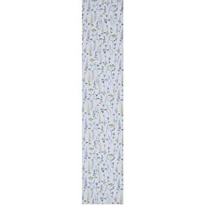 Sleepdown Tafelloper, 100% katoen, halve Panamaweide, bloemenprint voor eetkamerdecoratie, tafelkleed voor feest, banket, bruiloft en buiten wit 220 cm x 44 cm Sleepdown Tafelloper, 100% katoen, halve Panamaweide, bloemenprint voor eetkamerdecoratie, tafelkleed voor feest, banket, bruiloft en buiten wit 220 cm x 44 cm