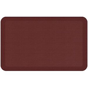 GelPro Designer Comfort Grasscloth Crimson Ergo-Foam Anti-Fatigue Kitchen Floor Mat, 20"x32 GelPro Designer Comfort Grasscloth Crimson Ergo-Foam Anti-Fatigue Kitchen Floor Mat, 20"x32