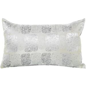 DRW Rechthoekig kussen van polyester met ritssluiting in grijs, 50 x 10 x 30 cm DRW Rechthoekig kussen van polyester met ritssluiting in grijs, 50 x 10 x 30 cm