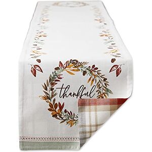 DII Thankful Autumn Collection Herfst Tafelblad Decoratie, Omkeerbare Tafelloper, 14x108, Fall's Bounty DII Thankful Autumn Collection Herfst Tafelblad Decoratie, Omkeerbare Tafelloper, 14x108, Fall's Bounty