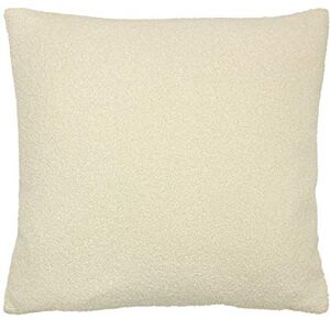 Furn. Malham Vierkante kussenhoes van fleece met shearling-gevoel - Ivoor - One Size Furn. Malham Vierkante kussenhoes van fleece met shearling-gevoel - Ivoor - One Size