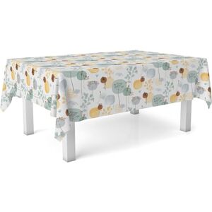 Serpis Turquoise Oilcloth Tafelkleed - Rond 140cm Vlekbestendig Serpis Turquoise Oilcloth Tafelkleed - Rond 140cm Vlekbestendig