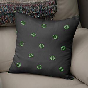Bonamaison Decoratieve kussenhoes Neon groen & Fume, gooien kussenhoezen, home decoratieve kussenslopen voor woonkamer, bank, slaapkamer, maat: 43x43 cm ontworpen en vervaardigd in Turkije Bonamaison Decoratieve kussenhoes Neon groen & Fume, gooien kussenhoezen, home decoratieve kussenslopen voor woonkamer, bank, slaapkamer, maat: 43x43 cm ontworpen en vervaardigd in Turkije