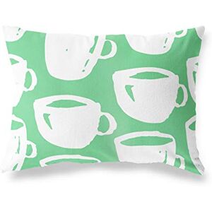 Bonamaison Petrol Groen-Wit Decoratieve Kussensloop, Kussenhoezen Bank, Decoratieve Kussenhoesjes, Kussensloop; Sofa, Slaapkamer, Kantoor, Auto 35x50 Cm Ontworpen en vervaardigd in Turkije Bonamaison Petrol Groen-Wit Decoratieve Kussensloop, Kussenhoezen Bank, Decoratieve Kussenhoesjes, Kussensloop; Sofa, Slaapkamer, Kantoor, Auto 35x50 Cm Ontworpen en vervaardigd in Turkije