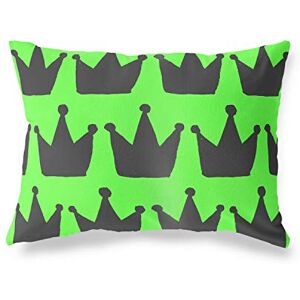 Bonamaison Decoratieve kussensloop, neongroene dampkussens, decoratieve kussenslopen voor woonkamer, bank, slaapkamer, afmeting: 45x60 cm, ontworpen en vervaardigd in Turkije Bonamaison Decoratieve kussensloop, neongroene dampkussens, decoratieve kussenslopen voor woonkamer, bank, slaapkamer, afmeting: 45x60 cm, ontworpen en vervaardigd in Turkije