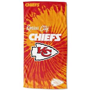 Northwest NFL Kansas City Chiefs Unisex-volwassen strandlaken, 30" x 60", psychedelisch Northwest NFL Kansas City Chiefs Unisex-volwassen strandlaken, 30" x 60", psychedelisch