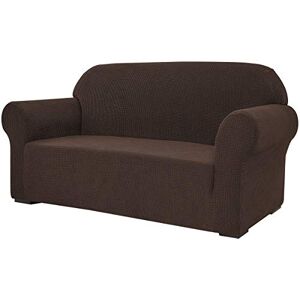 SU SUBRTEX 1-delige stretch bankhoes spandex jacquard stof stoelhoezen, slipcovers voor bank, bank fauteuil anti-slip meubelbeschermer (X-large, donkerbruin) SU SUBRTEX 1-delige stretch bankhoes spandex jacquard stof stoelhoezen, slipcovers voor bank, bank fauteuil anti-slip meubelbeschermer (X-large, donkerbruin)