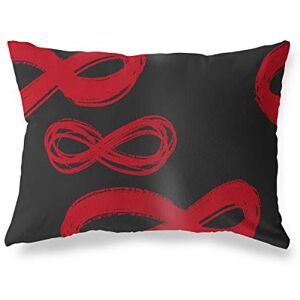 Bonamaison Rood-Zwart Decoratieve Kussensloop, Kussenhoezen Bank, Decoratieve Kussenhoesjes, Kussensloop; Sofa, Slaapkamer, Kantoor, Auto 35x50 Cm Ontworpen en vervaardigd in Turkije Bonamaison Rood-Zwart Decoratieve Kussensloop, Kussenhoezen Bank, Decoratieve Kussenhoesjes, Kussensloop; Sofa, Slaapkamer, Kantoor, Auto 35x50 Cm Ontworpen en vervaardigd in Turkije